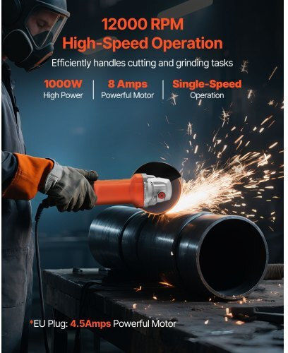 Vevor SCMCJL45YCDSQ9I16001V2 Τροχός 115mm Ρεύματος 1000W
