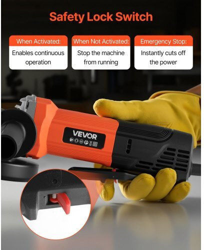 Vevor SCMCJL45YCDSQ9I16001V2 Τροχός 115mm Ρεύματος 1000W
