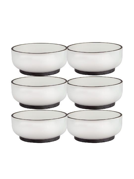 Raki Salatschüssel aus Porzellan Weiß 18cm