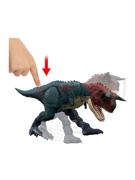 Παιχνιδολαμπάδα Carnotaurus Biting and Attacking Mattel
