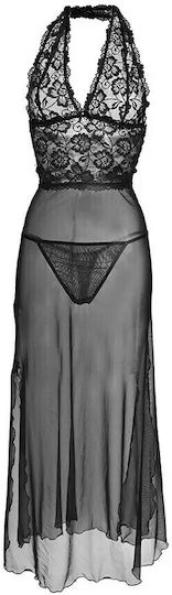 Dkaren Black See Through Maxi Babydoll & Thong Code Anna