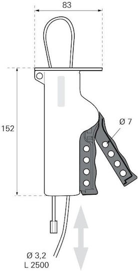 Thirard Padlock Brass With Key 2.5mm