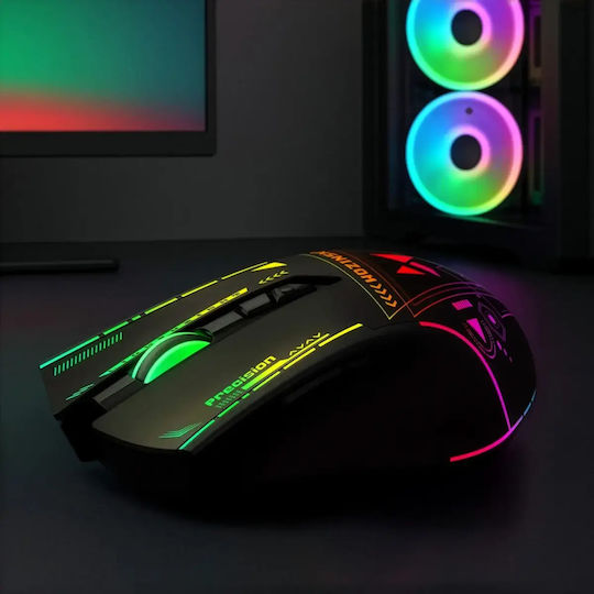 Wozinsky WMGB-7200 Wireless RGB Gaming Mouse 3200 DPI Black