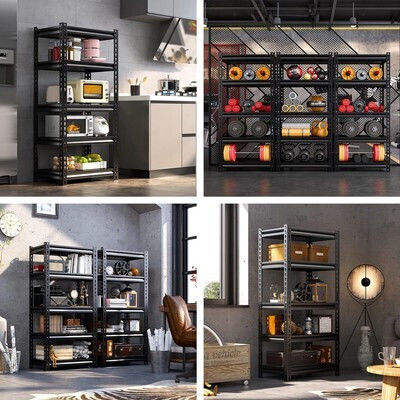 Home Use Dexion Shelf 90x40x183cm With 5 Shelves Total Load Capacity 875kg