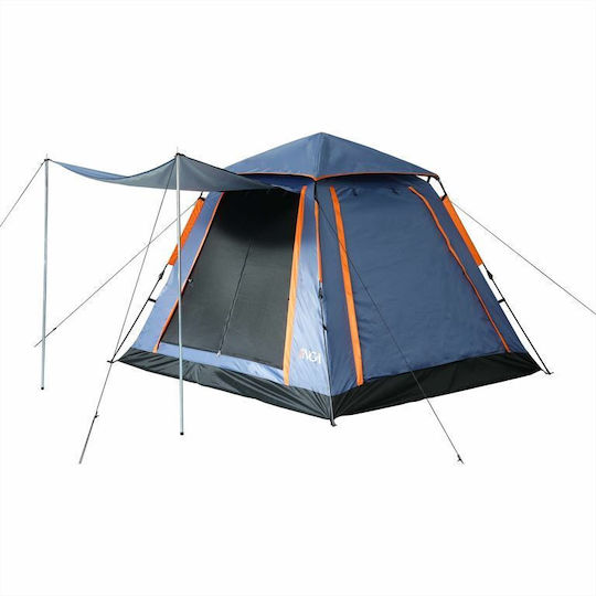 Inca Airnest Automatic Camping Tent Blue 3 Seasons For 4 People 240x210x170cm