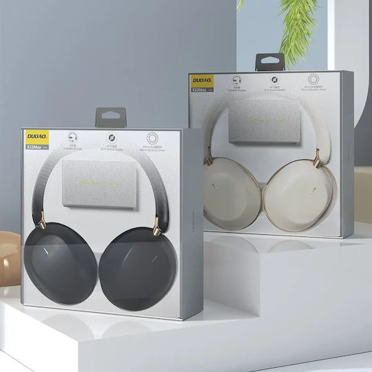 Dudao X22 Max Kabellose Bluetooth Über Ohr Kopfhörer und Quick Charge Schwarz