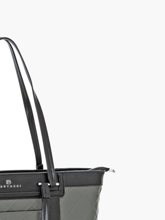 Σετ Γυναικεία Τσάντα Shopper Ώμου Μαύρη