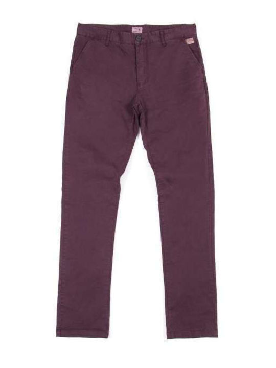 Chino Trousers in Regular Fit Wine