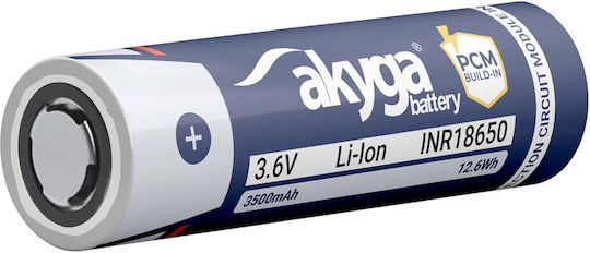 Li-ion Battery Inr18650 Akyga Aky2465 3.6v 3500mah Protection