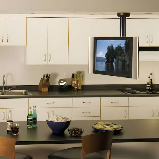 Suport Tv Universal de Tavan Sanus 59-102 Cm Negru