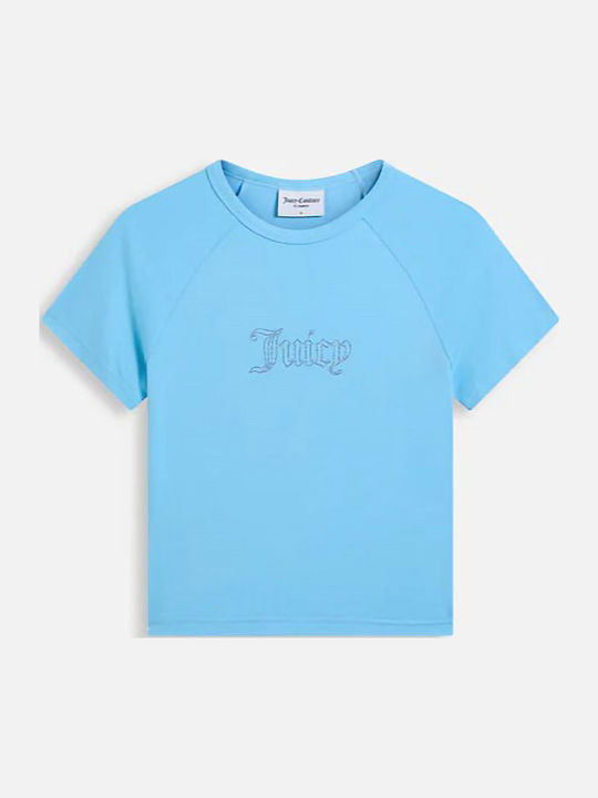 Damen T-Shirt Himmelblau