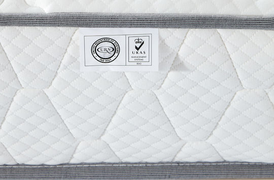 Bio-flex Saltea Single Anatomic Față-verso Pachet Rulat 90x190x20cm cu Arcuri Încapsulate