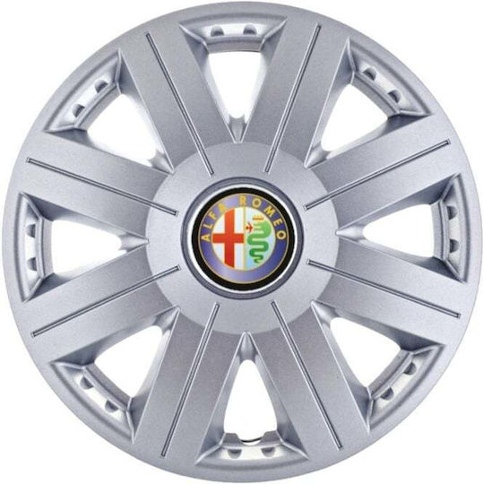Set Auto Radkappen 14 Zoll 4 Stück Grau