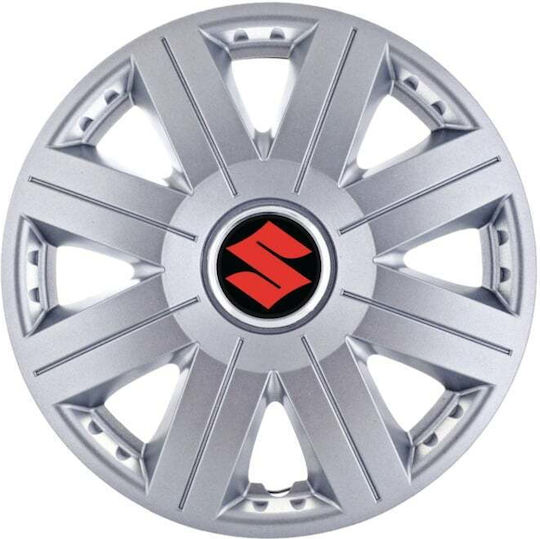 Set Capace De Roți Auto 14" 4 Bucăți Gri
