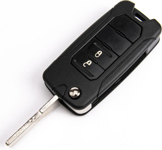 Carcasă Cheie Auto cu Lamă cu 2 Butoane pentru Jeep