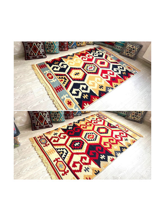 Kotonia Home Χαλί Βαμβακερό 60x90cm Πολύχρωμο