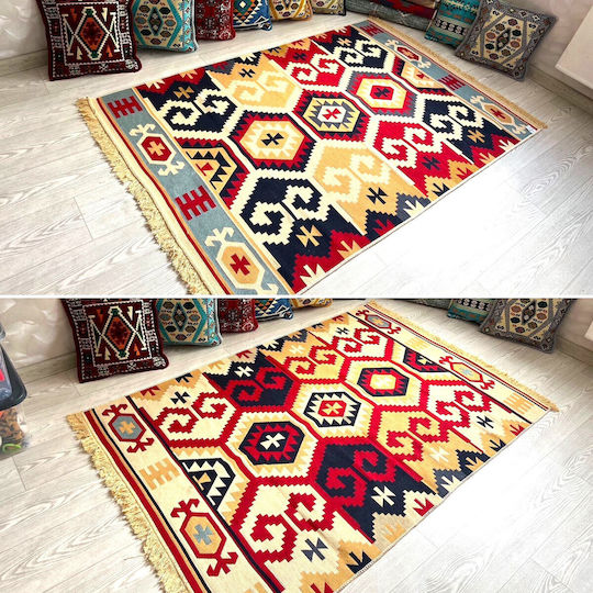 Kotonia Home Χαλί Βαμβακερό 60x90cm Πολύχρωμο