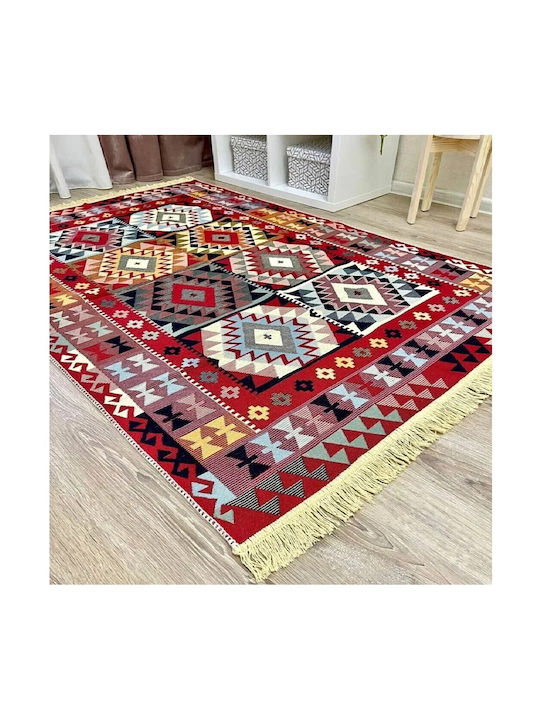 Kotonia Home Χαλί Βαμβακερό 80x150cm Πολύχρωμο