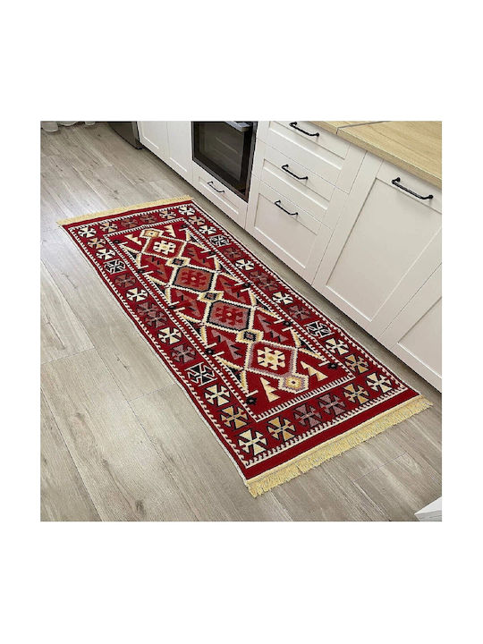Kotonia Home Χαλί Ορθογώνιο Βαμβακερό Πολύχρωμο 60x90cm