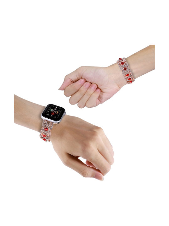Brățară Din Metal Roz Aurie 41mm