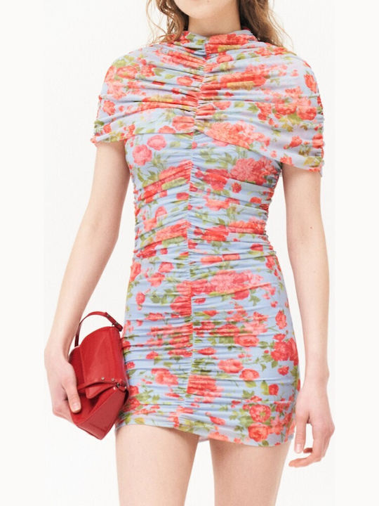 Summer Mini Evening Dress with Tulle Celeste