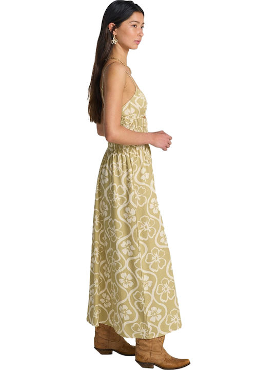 Summer Maxi Dress Cactus Green