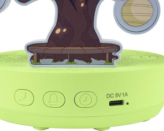 Bigben Digital Night Light Alarm Clock 3 Melodies White Noise Bluey Design 1200mah Vert Bleu Bigben Digital Night Light Alarm Clock 3 Melodies White Noise Bluey Design 1200mah Vert Bleu