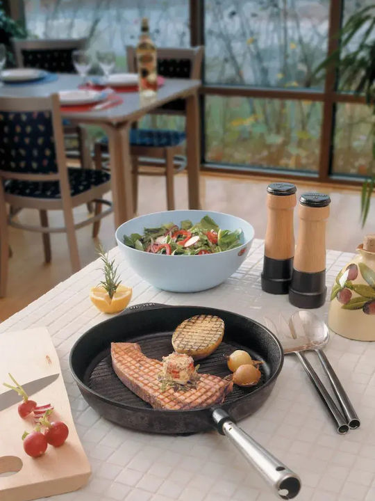 Skeppshult Chefs Selection Grătar Tigăi Din Fontă Cu Acoperire Ceramică 24cm