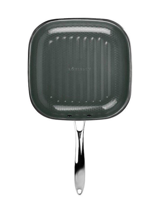 Kohersen Stahl Grill mit Keramik Innenbeschichtung 26cm
