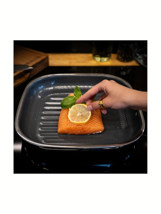 Kohersen Stahl Grill mit Keramik Innenbeschichtung 26cm