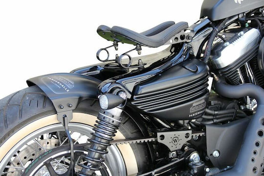 Cult Werk Side Fairing Hd-spo106 Harley Davidson Xl 1200 C 04-09 Black