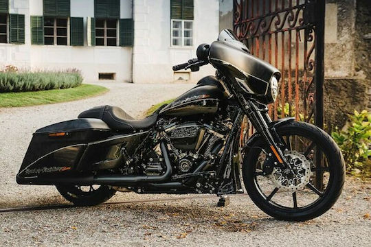 Cult Werk Side Fairing Hd-tou031 Harley Davidson Flhrc 1584 09 Black
