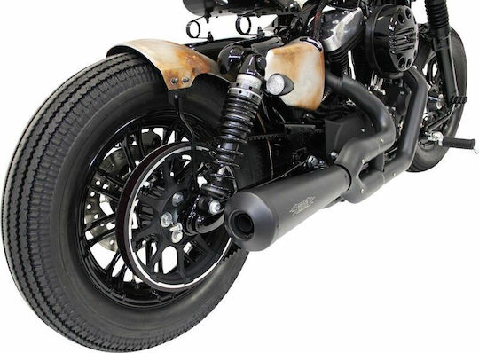 Cult Werk Rear Wheel Fender Hd-spo055 Harley Davidson Xl 1200 C 04-09 Harley Davidson Xl 883 C 04-09 Black