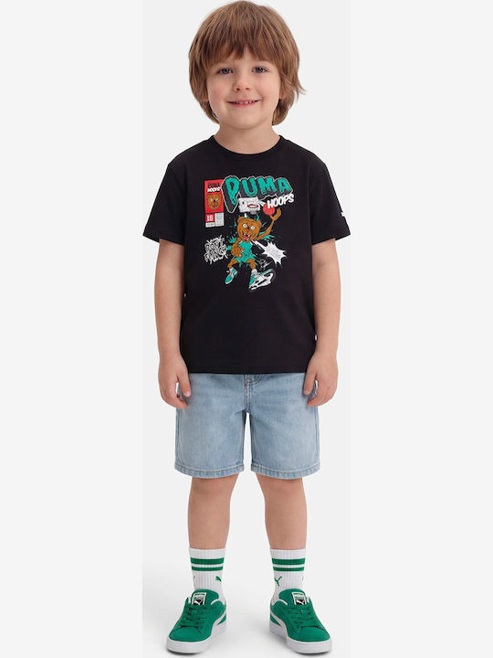 Kids T-shirt Black Flagrant Foul