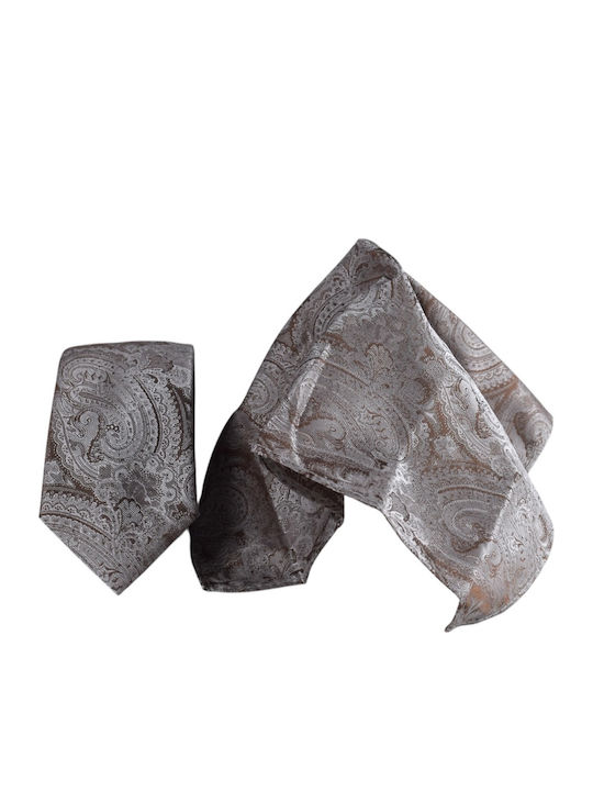 Giovani Rossi Set of Men's Ties in Brown Colour
