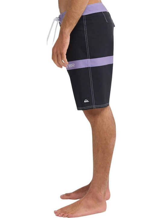 Surfsilk Straight Men's Swim Bermuda Black with Patterns