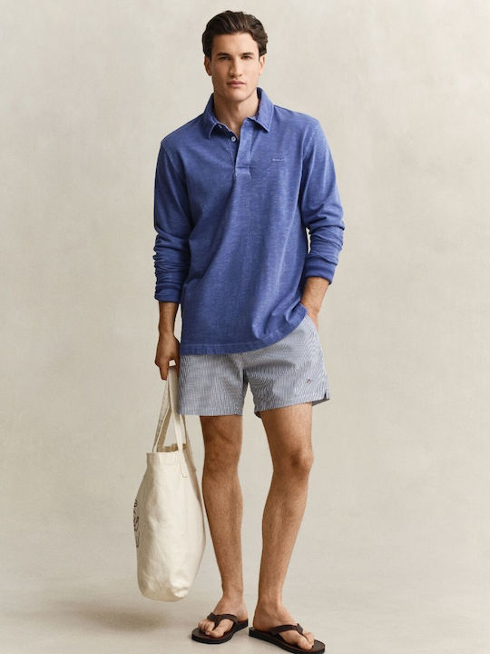 Men's Swim Shorts Blue Striped