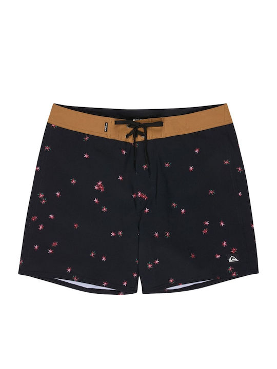 Surfsilk Kaimana Men's Swimwear Bermuda Black Floral Blossom