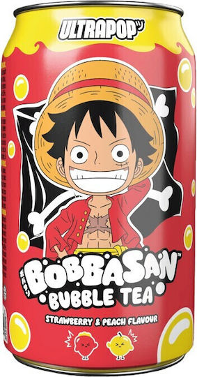 Ultra Ice Tea Bubble Tea One Piece Peach & Strawberry 320ml