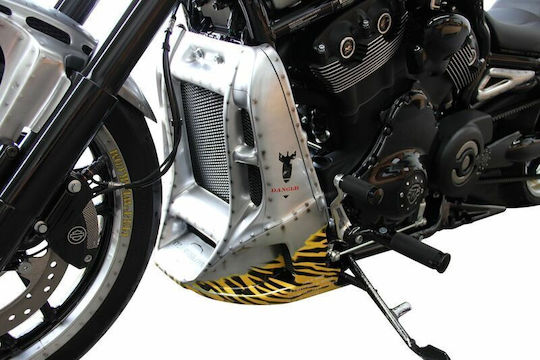 Cult Werk Set Side Radiator Hd-rod049 Harley Davidson Vrsca 1130 04-06 Black