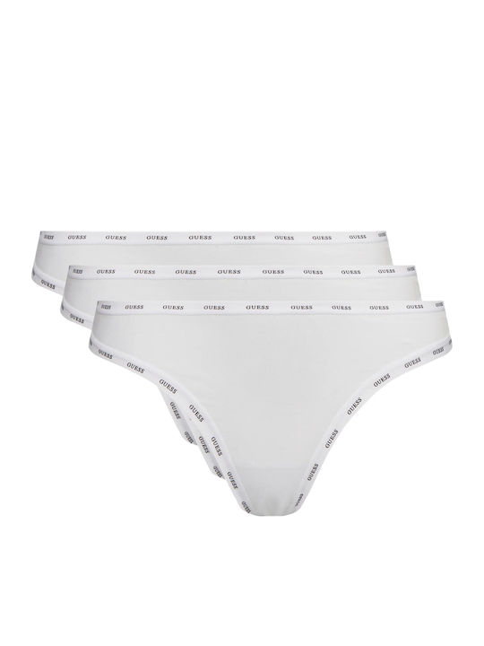 Γυναικεία String 3Pack Λευκό