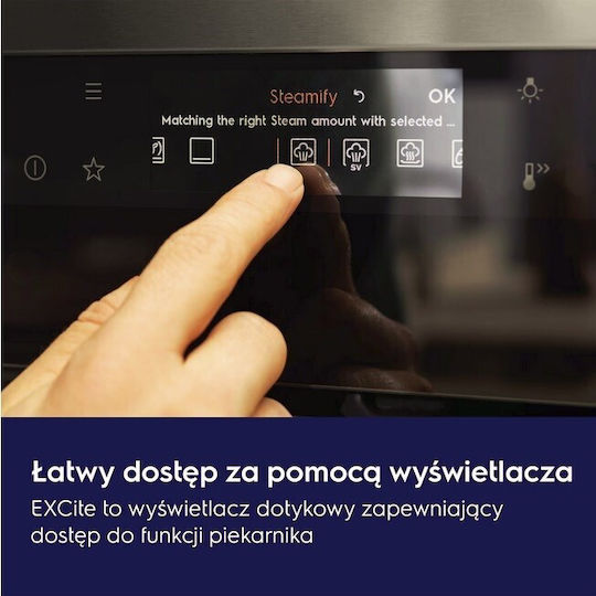 Electrolux Φούρνος άνω Πάγκου 70lt Π56εκ. Μαύρος