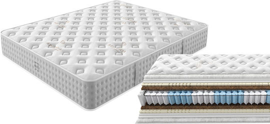 Greco Strom Moss Queen Ergonomic Mattress Foam / Latex Double-Sided 160x200x29cm with Independent Springs