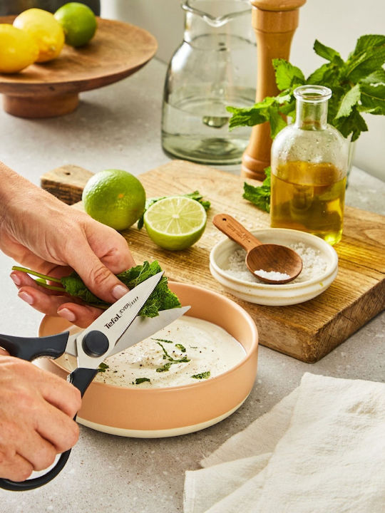 Tefal Ever Sharp Messer Set mit Sockel aus Rostfreiem Stahl 6 Stück