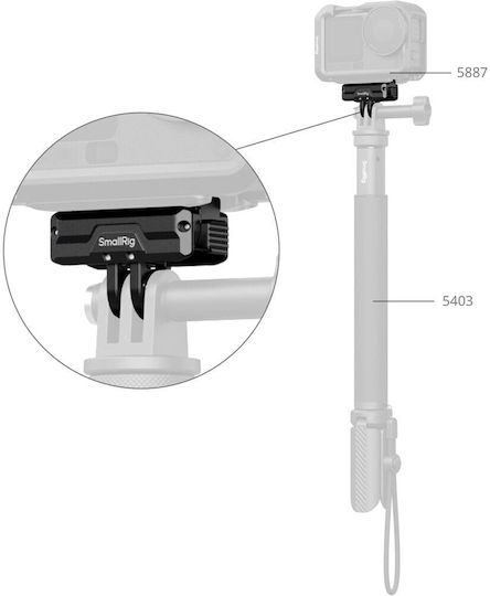 Smallrig Dual-Mount Support Faltbarer 2-Zinken Halter