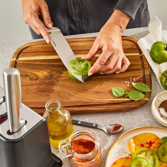 Tefal Ever Sharp Messer Set mit Sockel aus Rostfreiem Stahl 6 Stück