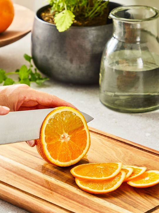 Tefal Ever Sharp Messer Set mit Sockel aus Rostfreiem Stahl 6 Stück