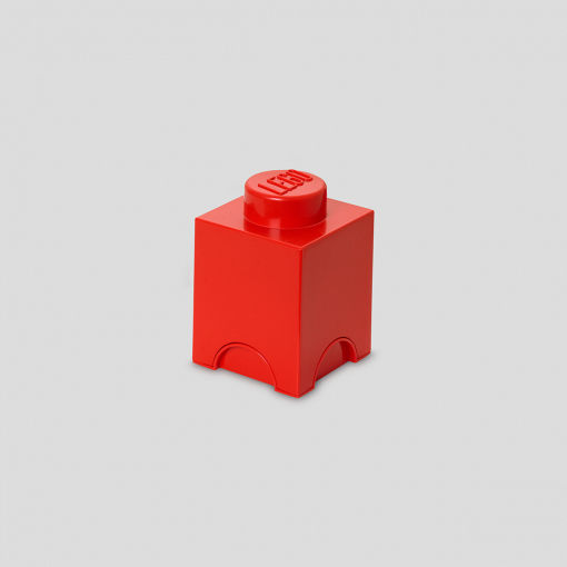 LEGO din Plastic 1-Stud Roșu 12x12x18cm 1buc