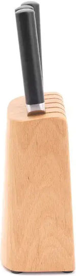 Brabantia Profile Messerset mit Sockel aus Edelstahl 16 cm 6 Stück