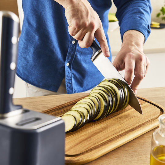 Tefal Ever Sharp Σετ Μαχαίρια με Βάση από Ανοξείδωτο Ατσάλι 5τμχ